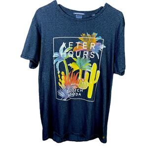 Men's Scotch & Soda After Hours Melange Cactus Desert T-Shirt Size L $68 Retail